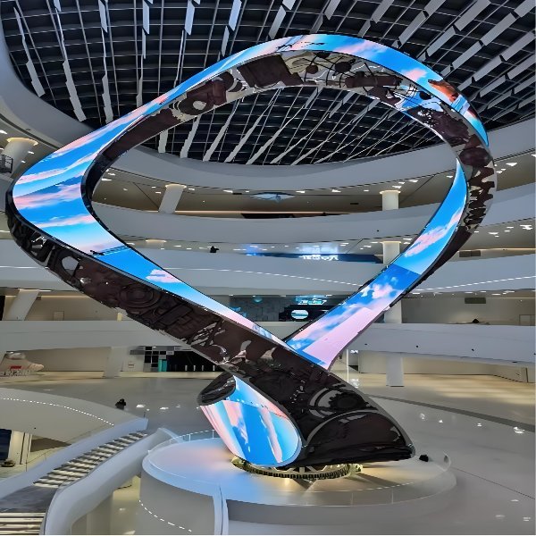 Giant LED Möbius Strip Installation by HMZ